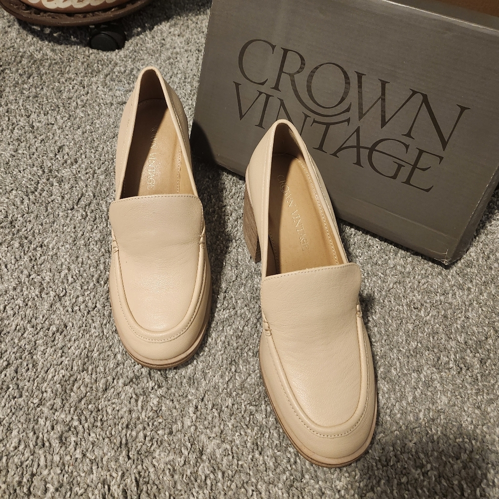 Chunky Heeled Loafers